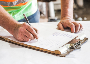 construction worker checklist